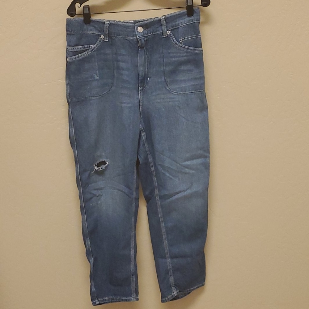 Free people cropped jeans